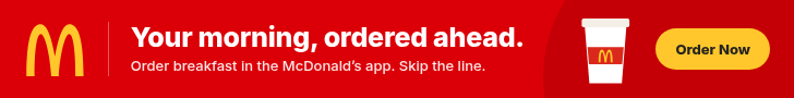 Advertisement: McDonald’s app breakfast