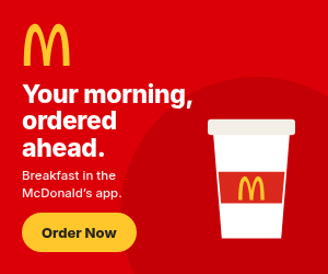 Advertisement: McDonald’s app breakfast