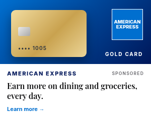 Advertisement: American Express Gold Card