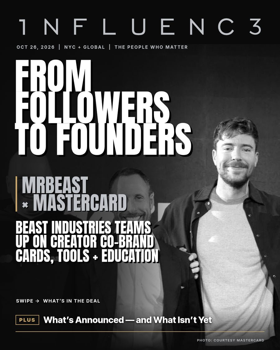 Influence carousel cover: From Followers to Founders, MrBeast x Mastercard